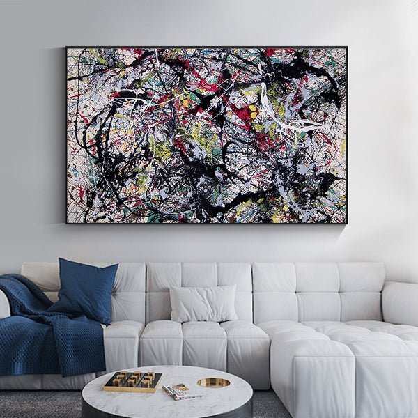 Jackson Pollock Print - Vibrant One Wall Art-Wall Posters