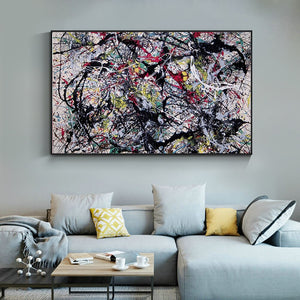 Jackson Pollock Print - Vibrant One Wall Art-Wall Posters