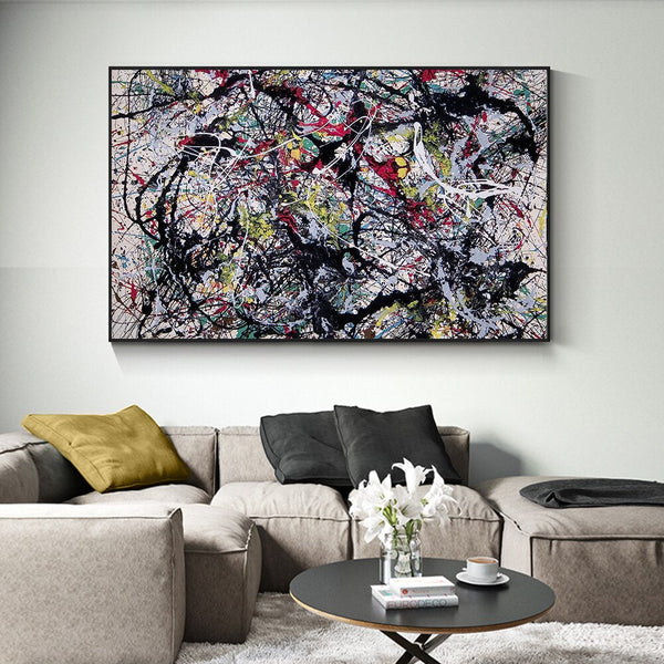 Jackson Pollock Print - Vibrant One Wall Art-Wall Posters