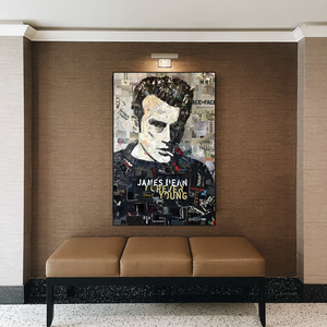 James Byron DeanMovie Star Canvas Wall Art-Wall Posters