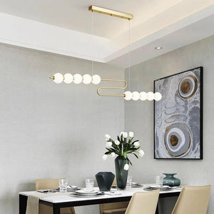 Jewel Globes Kitchen Island Hanging Chandelier-Kitchen Island