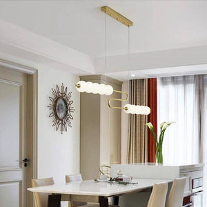 Jewel Globes Kitchen Island Hanging Chandelier-Kitchen Island