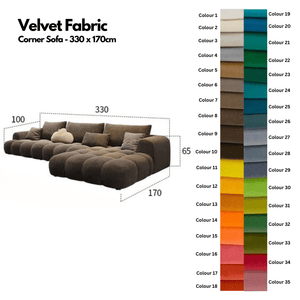 Juego Stretch Puffs Sectional Sofa Set-Sofa Set