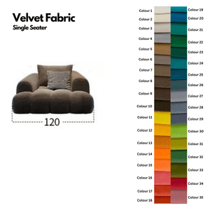 Juego Stretch Puffs Sectional Sofa Set-Sofa Set