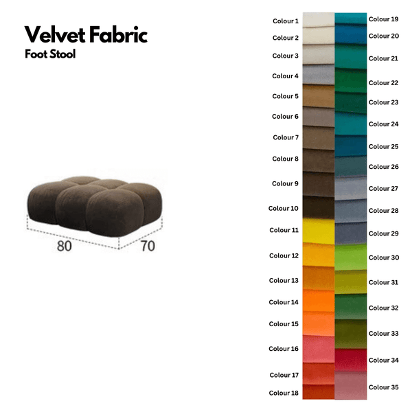 Juego Stretch Puffs Sectional Sofa Set-Sofa Set