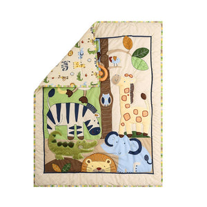 Jungle Animals Theme Cot Cot Bedding Set-Crib Bedding
