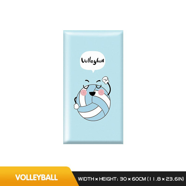 Jungle Safari Animals Kids Wall Padded Safety Cushions-Anti Collision Padded Wall Stickers