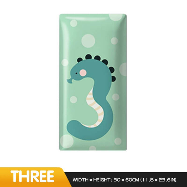 Jungle Safari Kids Wall Padded Safety Cushions Pack-Anti Collision Padded Wall Stickers