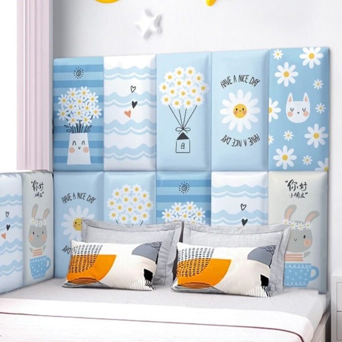 Jungle Vines Kids Wall Padded Safety Cushions Set-Anti Collision Padded Wall Stickers