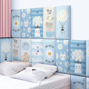 Jungle Vines Kids Wall Padded Safety Cushions Set-Anti Collision Padded Wall Stickers