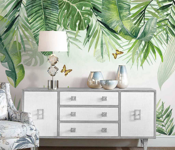 Jungle leafs Wallpaper Murals-Flower & Leaf Wallpaper