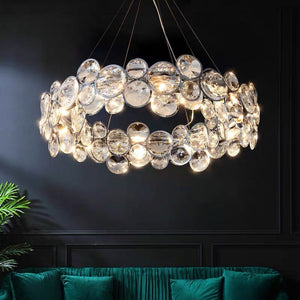 K9 Crystal Chandelier - Dazzling Elegance for Your Space-Ceiling Chandelier