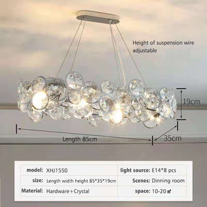 K9 Crystal Chandelier - Dazzling Elegance for Your Space-Ceiling Chandelier