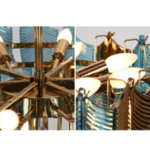 K9 Crystal Leaf Chandelier: Exquisite Lighting Fixture-Ceiling Chandelier