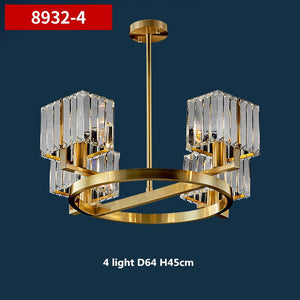 K9 Crystal Pendants Chandelier - Illuminate with Elegance-Ceiling Chandelier