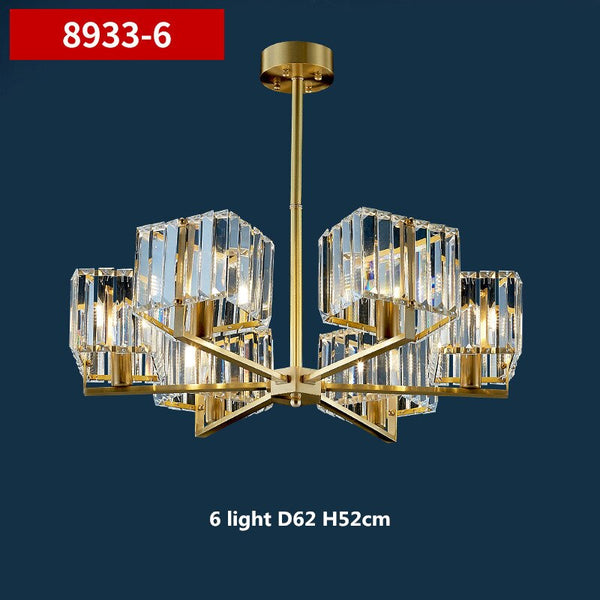 K9 Crystal Pendants Chandelier - Illuminate with Elegance-Ceiling Chandelier