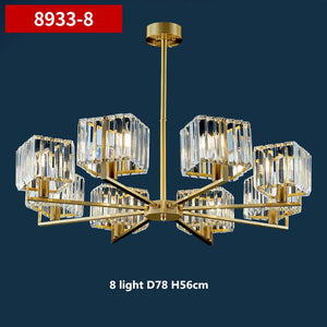 K9 Crystal Pendants Chandelier - Illuminate with Elegance-Ceiling Chandelier