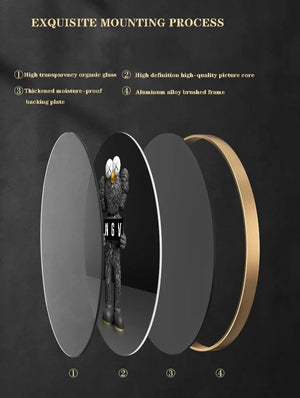 KAW LED Panel Wall Lamp - Indoor Light Fixture-LED Wall Art