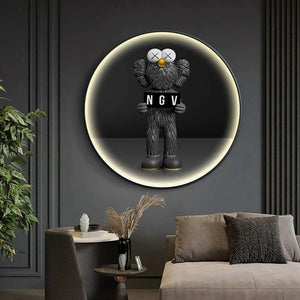KAW LED Panel Wall Lamp - Indoor Light Fixture-LED Wall Art
