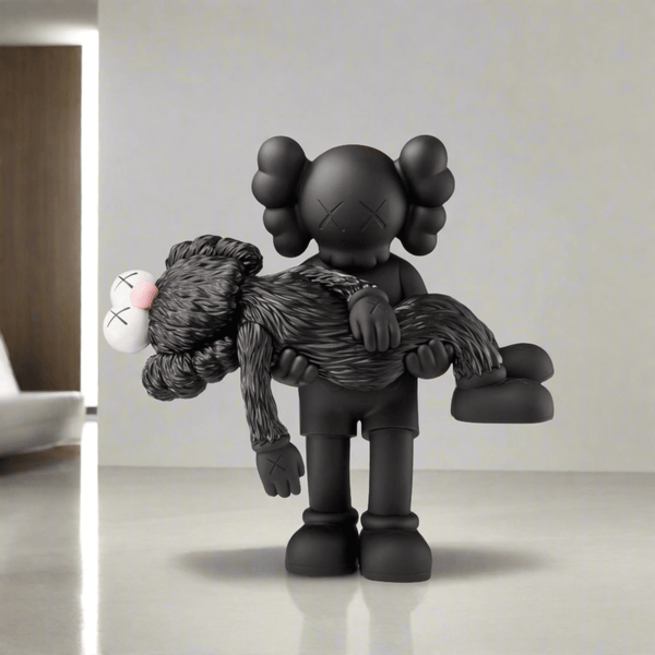 KAWS Gone Black Statue Sculpture-Ornaments Statues Figurines