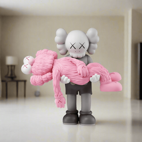 KAWS Gone Pink Statue Sculpture-Ornaments Statues Figurines
