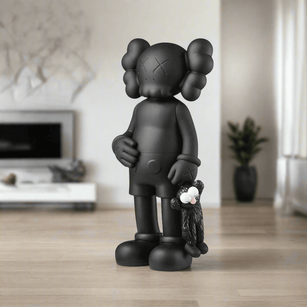 KAWS Share Black Statue Sculpture-Ornaments Statues Figurines