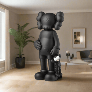KAWS Share Black Statue Sculpture-Ornaments Statues Figurines