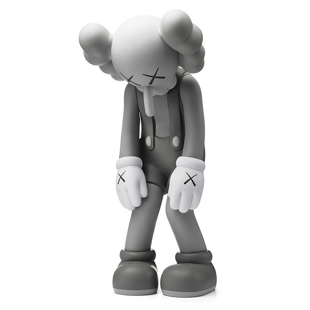 KAWS Small Lie Grey Statue-Ornaments Statues Figurines