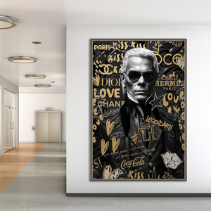 Karl The Fashion Icon Wall Art: Unveil Fashion's Icon-Wall Posters