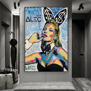 Kate Moss Art by Alec Monopoly - Limited Edition-Wall Posters