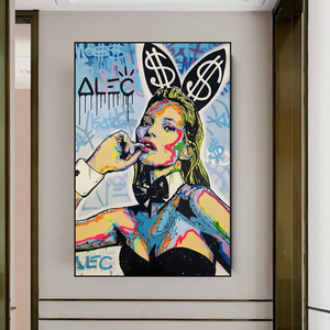 Kate Moss Art by Alec Monopoly - Limited Edition-Wall Posters