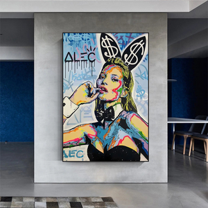 Kate Moss Art by Alec Monopoly - Limited Edition-Wall Posters