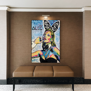 Kate Moss Art by Alec Monopoly - Limited Edition-Wall Posters