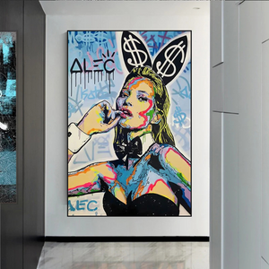 Kate Moss Art by Alec Monopoly - Limited Edition-Wall Posters