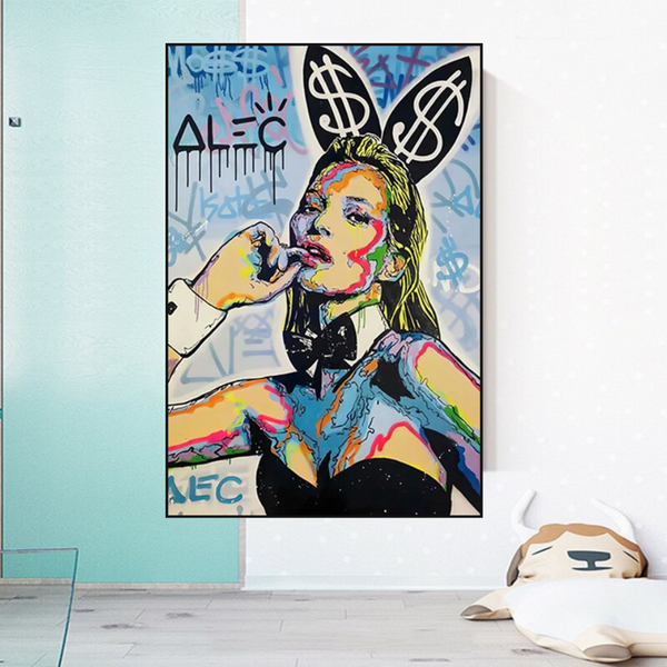 Kate Moss Art by Alec Monopoly - Limited Edition-Wall Posters