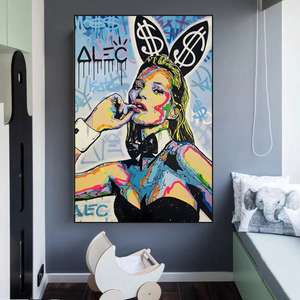 Kate Moss Art by Alec Monopoly - Limited Edition-Wall Posters