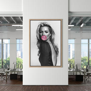 Kate Moss Chewing Gum Art: Explore Unique Masterpieces-Wall Posters