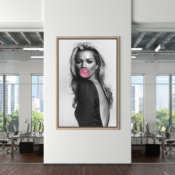 Kate Moss Chewing Gum Art: Explore Unique Masterpieces-Wall Posters