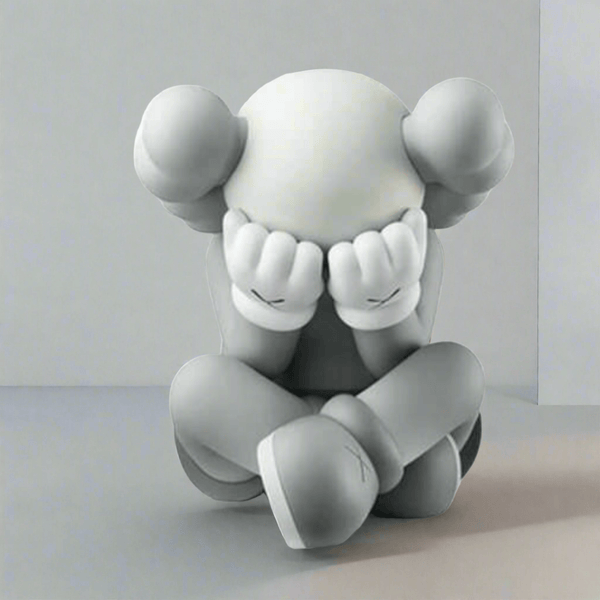 Kaws Seperated Black Statue Sculpture-Ornaments Statues Figurines