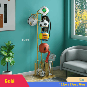 Kids Basketball Multi-layer Rack - Organizing Solution-Toys