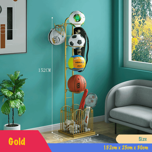 Kids Basketball Multi-layer Rack - Organizing Solution-Toys