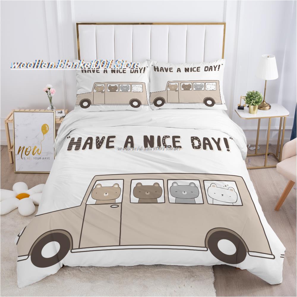 Kids - Bears Bedding Set: Perfect for Playful Bedrooms-Bedding Set Kids