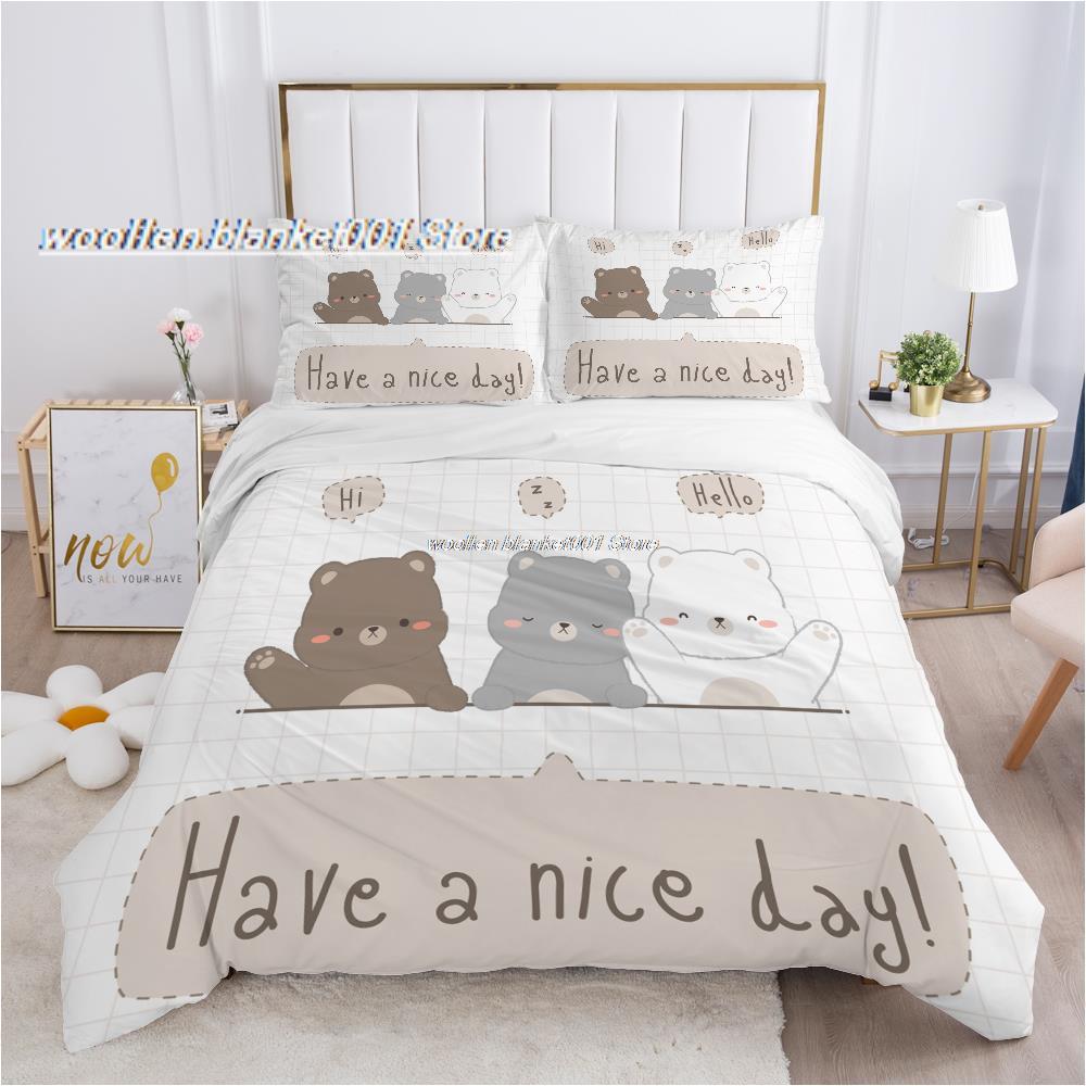 Kids' Bears Bedding Set – Perfect for a Cozy Sleep-Bedding Set Kids