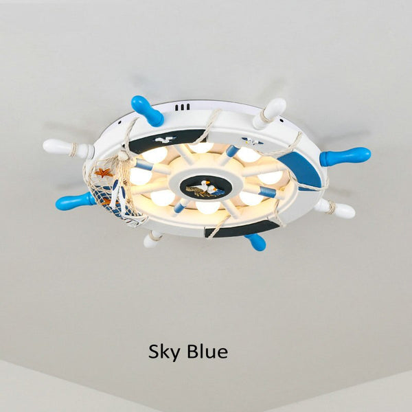 Kids Boat Wheel Light: Fun and Safe Accessories for Boating-Kids Room Nursery Lighting