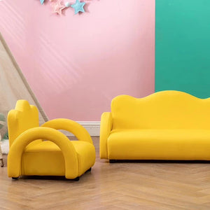 Kids Chaise Lounge Lazy Puff Sofa – Soft One-Seater Bean Chair for Toddlers-Kids Sofas