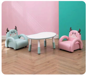 Kids Chaise Lounge Lazy Puff Sofa – Soft One-Seater Bean Chair for Toddlers-Kids Sofas