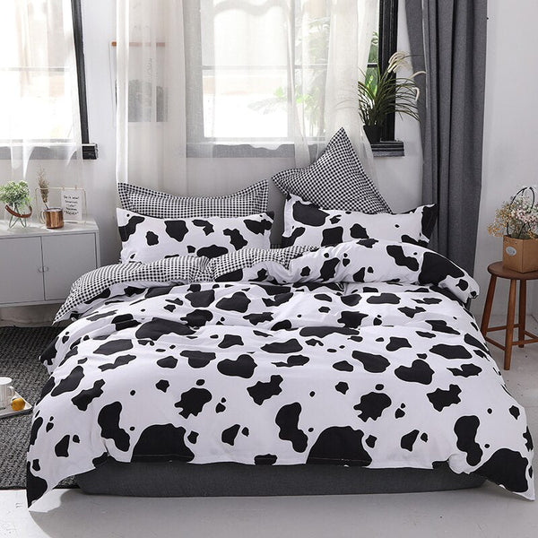 Kids Cow Print Bedding - Perfect for Your Little Ones'-Bedding Set Kids