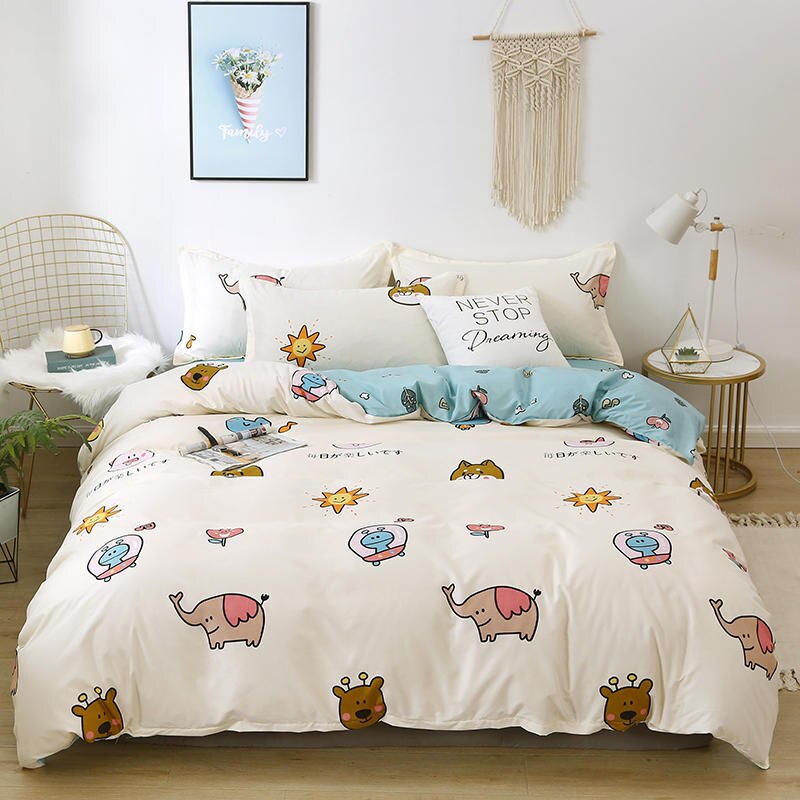 Kids: Elephants Bedding Set - Delight Your Child!-Bedding Set Kids