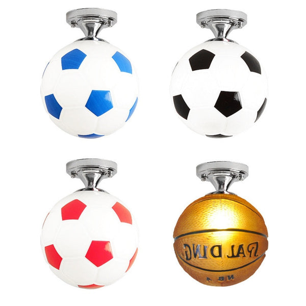 Kids Football Pendant Ceiling Light | Kids Room Decor Lights-Kids Room Nursery Lighting