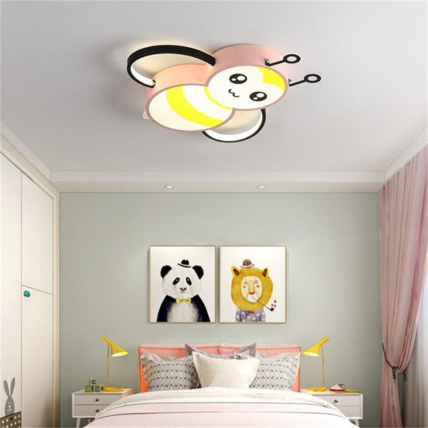 Kids Honey Bee Ceiling Light | Kids Room Decor Lights-Kids Room Nursery Lighting